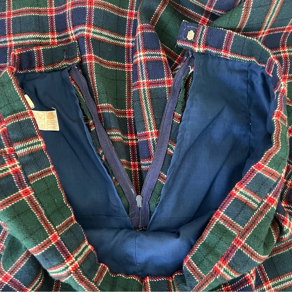 Pendleton vintage 90s Virgin Woolen Plaid Jacket and Pant Suit 16 - Picture 11 of 11